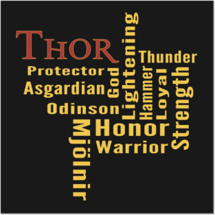 Who is Thor? Posters and Art