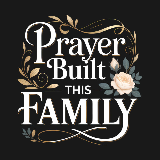 Prayer Built This Family Christian Gift by Francisca's Store