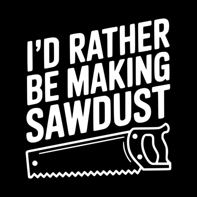 I'd Rather be Making Sawdust by Frank Ring