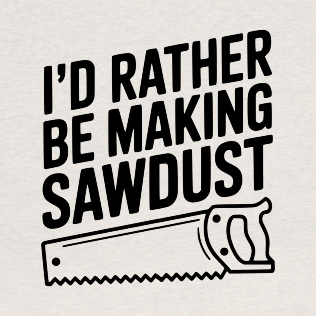 I'd Rather be Making Sawdust by Frank Ring