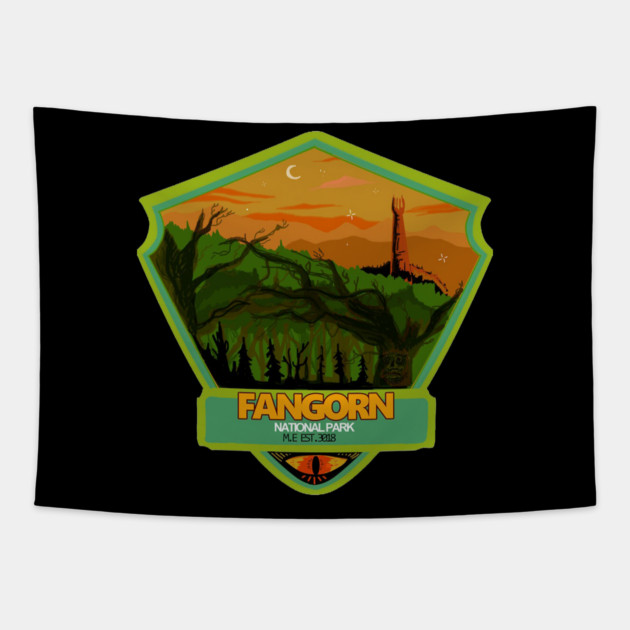 Fangorn Forest National Park Tapestry by sani's Store 4