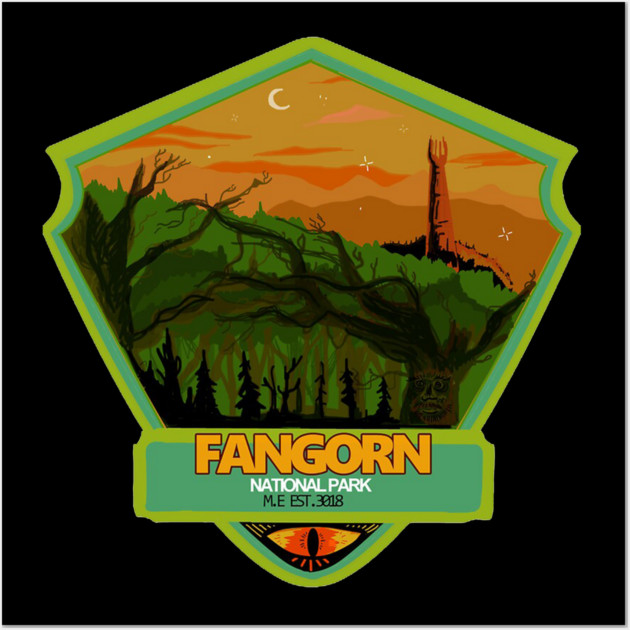 Fangorn Forest National Park Wall Art by sani's Store 4