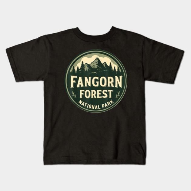 Fangorn Forest National Park Kids T-Shirt by sani's Store 4