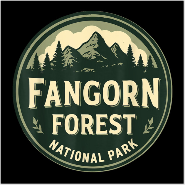 Fangorn Forest National Park Wall Art by sani's Store 4