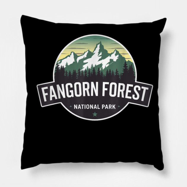 Fangorn Forest National Park Pillow by sani's Store 4