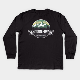 Fangorn Forest National Park Kids Long Sleeve T-Shirt