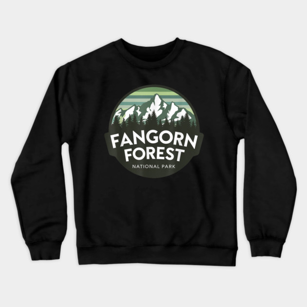 Fangorn Forest National Park Crewneck Sweatshirt by sani's Store 4