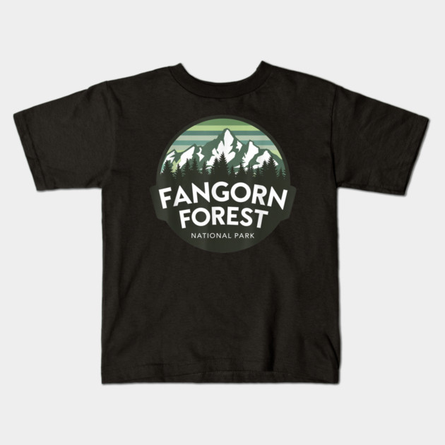 Fangorn Forest National Park Kids T-Shirt by sani's Store 4