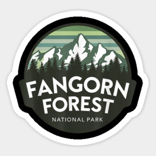 Fangorn Forest National Park Sticker
