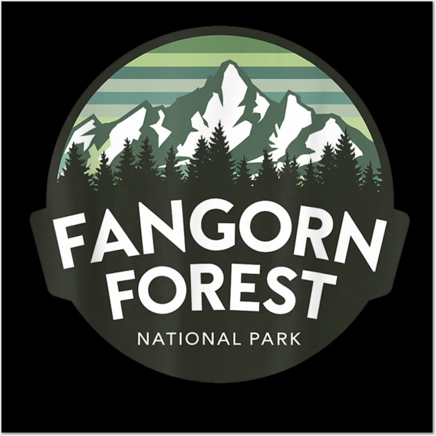 Fangorn Forest National Park Wall Art by sani's Store 4
