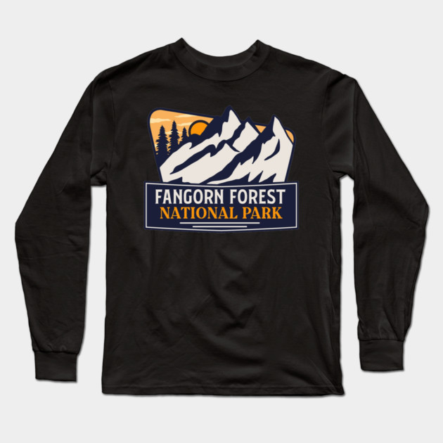 Fangorn Forest National Park Long Sleeve T-Shirt by sani's Store 4