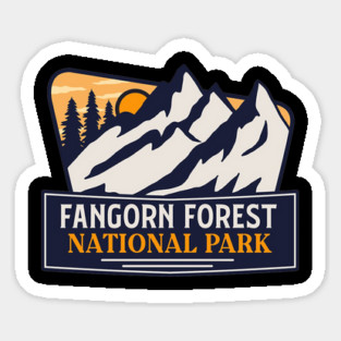 Fangorn Forest National Park Sticker