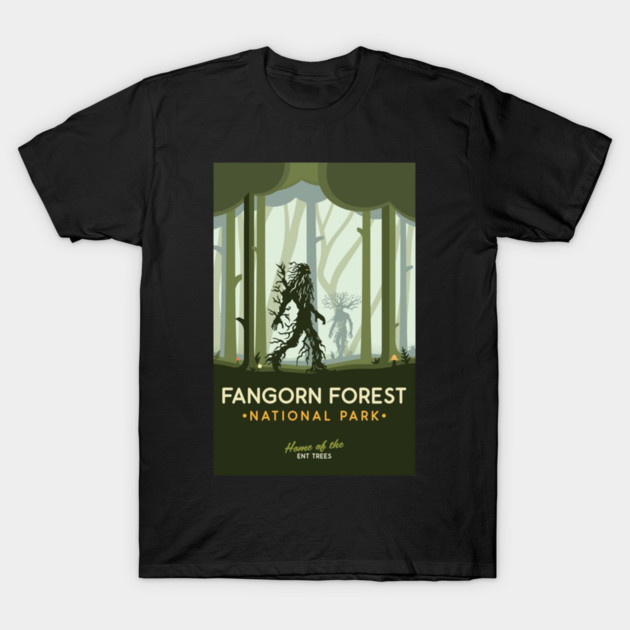 Fangorn Forest National Park T-Shirt by sani's Store 4