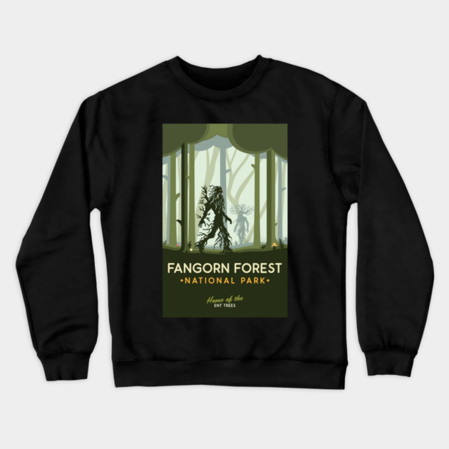 Fangorn Forest National Park Crewneck Sweatshirt by sani's Store 4