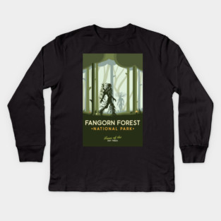 Fangorn Forest National Park Kids Long Sleeve T-Shirt