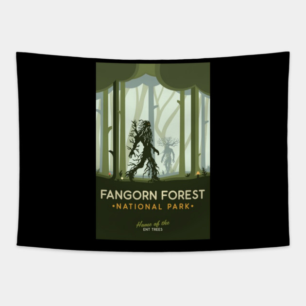 Fangorn Forest National Park Tapestry by sani's Store 4