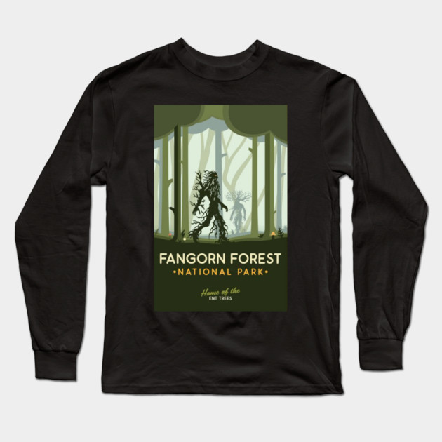 Fangorn Forest National Park Long Sleeve T-Shirt by sani's Store 4