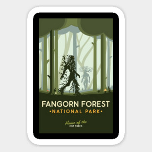 Fangorn Forest National Park Sticker