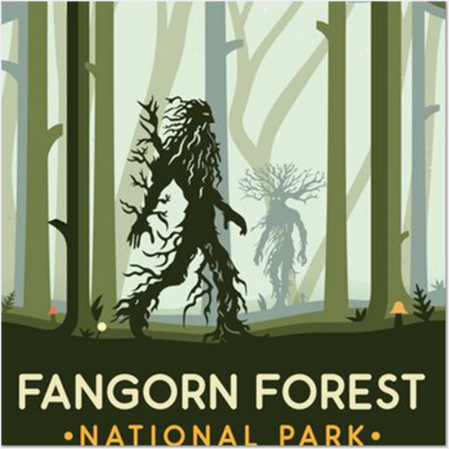 Fangorn Forest National Park Wall Art by sani's Store 4