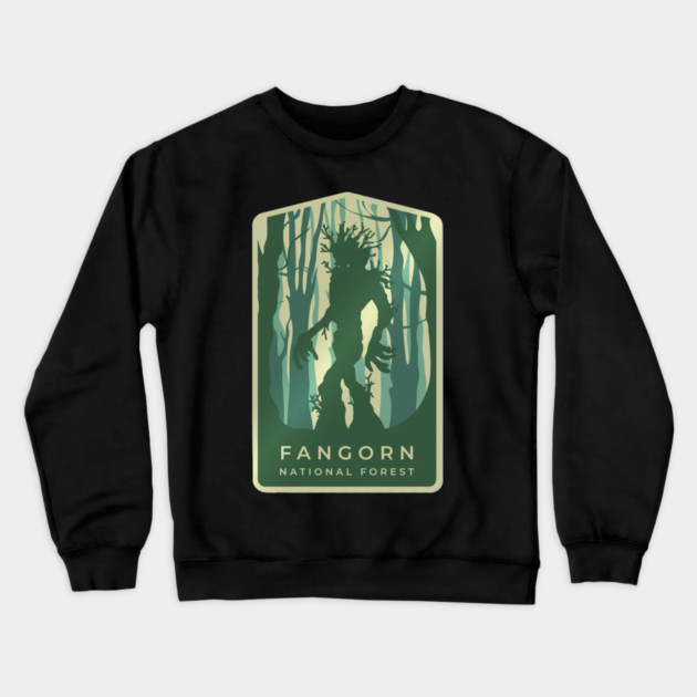 Fangorn Forest National Park Crewneck Sweatshirt by sani's Store 4