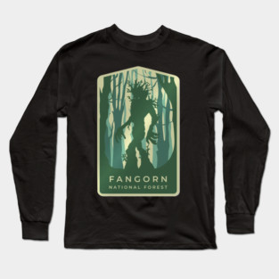 Fangorn Forest National Park Long Sleeve T-Shirt