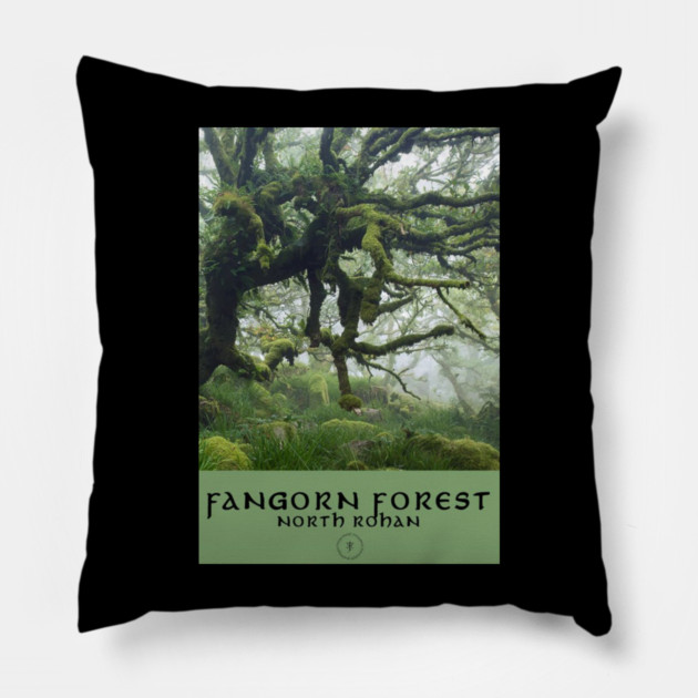 Fangorn Forest National Park Pillow by sani's Store 4