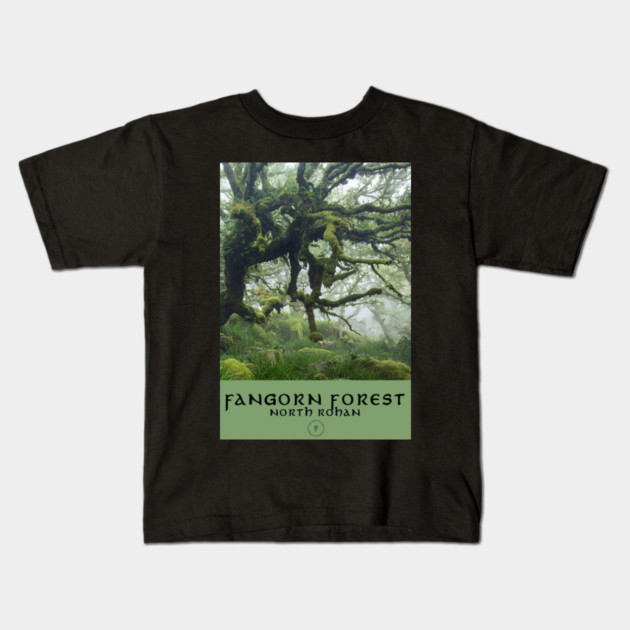 Fangorn Forest National Park Kids T-Shirt by sani's Store 4