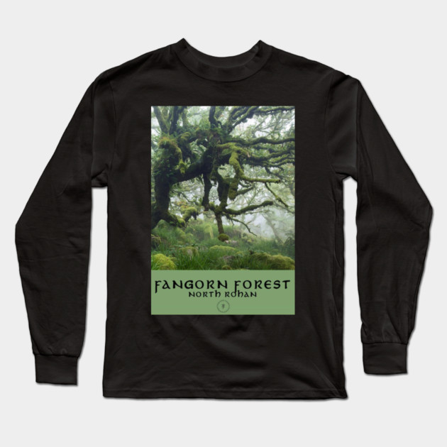 Fangorn Forest National Park Long Sleeve T-Shirt by sani's Store 4