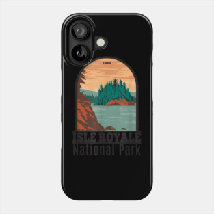 national park isle royale Phone Case
