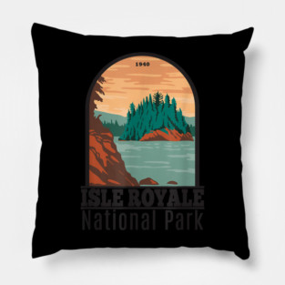 national park isle royale Pillow