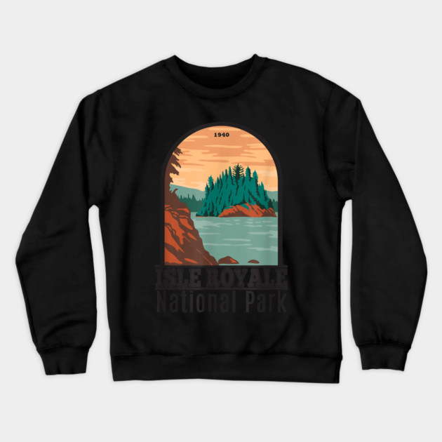 national park isle royale Crewneck Sweatshirt by sani's Store 4