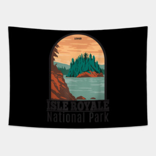national park isle royale Tapestry