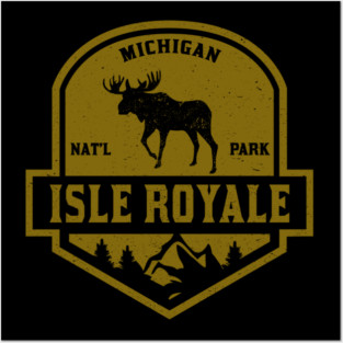 national park isle royale Posters and Art