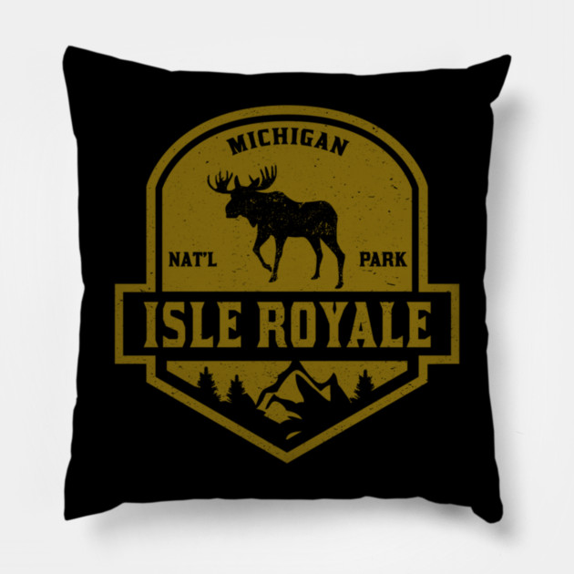 national park isle royale Pillow by sani's Store 4