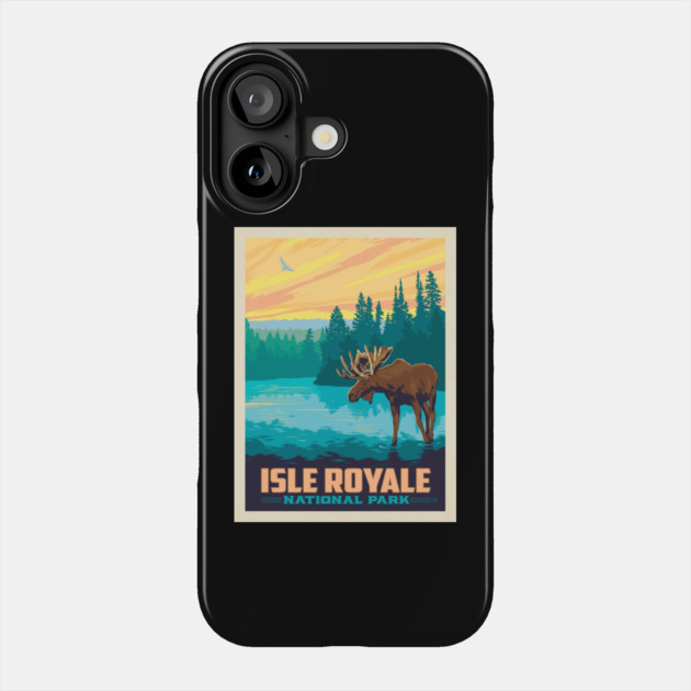 national park isle royale Phone Case by sani's Store 4