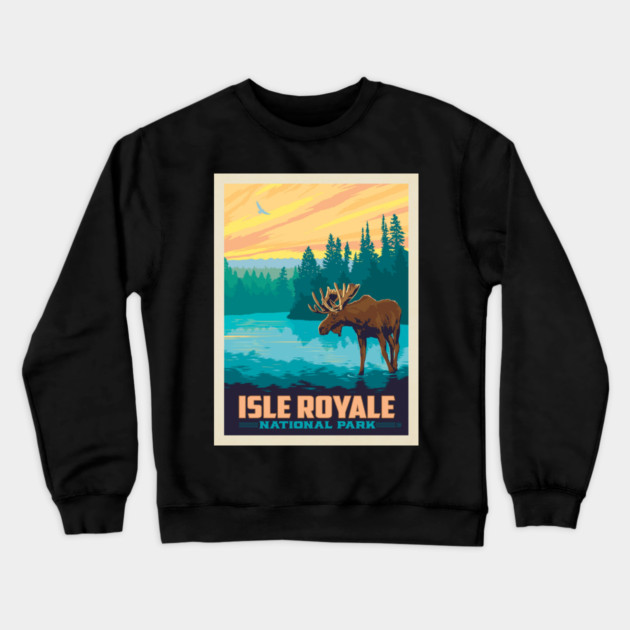 national park isle royale Crewneck Sweatshirt by sani's Store 4