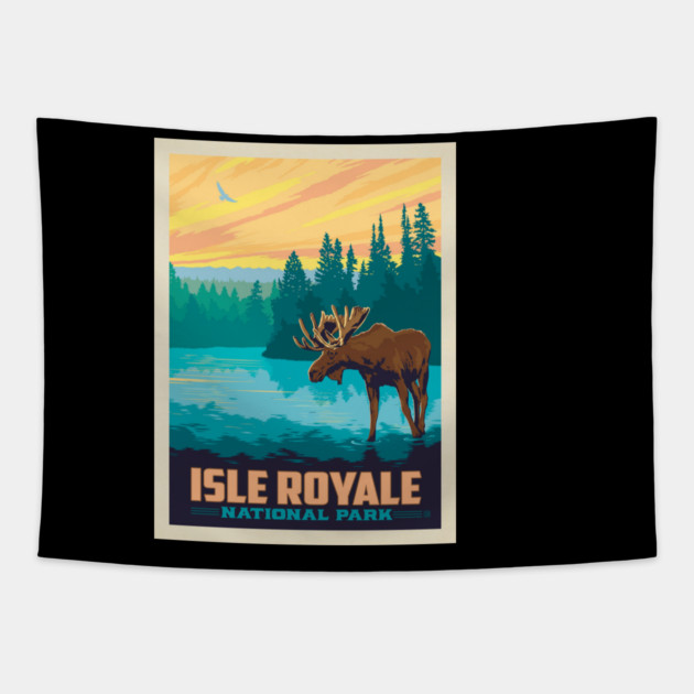 national park isle royale Tapestry by sani's Store 4