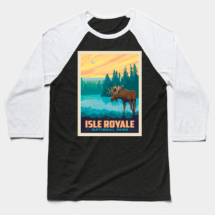 national park isle royale Baseball T-Shirt