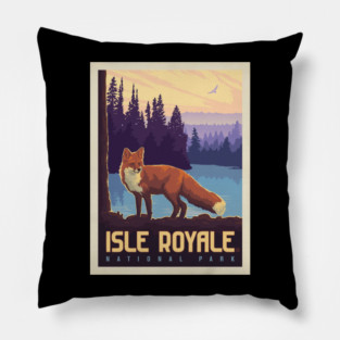 national park isle royale Pillow