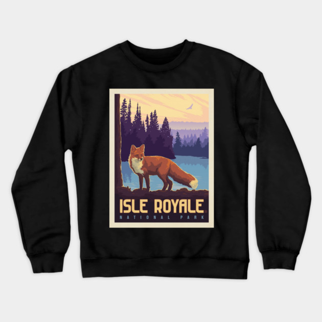 national park isle royale Crewneck Sweatshirt by sani's Store 4