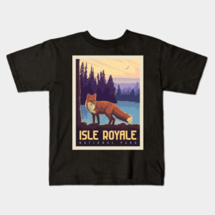 national park isle royale Kids T-Shirt
