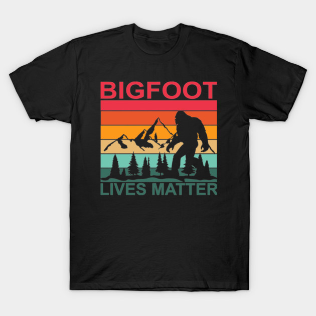Bigfoot Lives Matter T-Shirt by sani's Store 4
