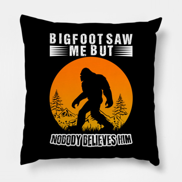 Bigfoot Lives Matter Pillow by sani's Store 4