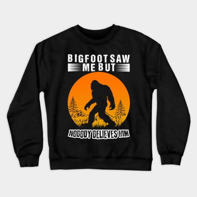 Bigfoot Lives Matter Crewneck Sweatshirt by sani's Store 4