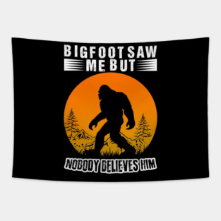 Bigfoot Lives Matter Tapestry