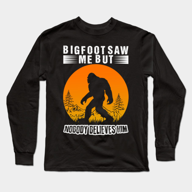 Bigfoot Lives Matter Long Sleeve T-Shirt by sani's Store 4