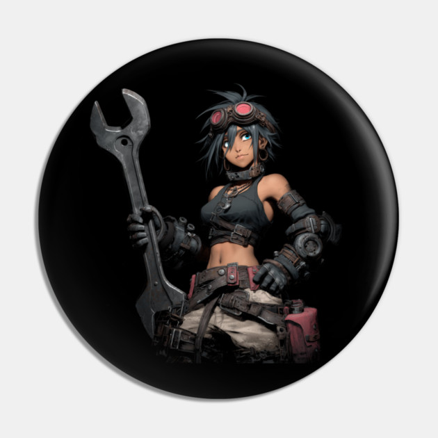 Gearhead Gal Pin by Atomic Prophet