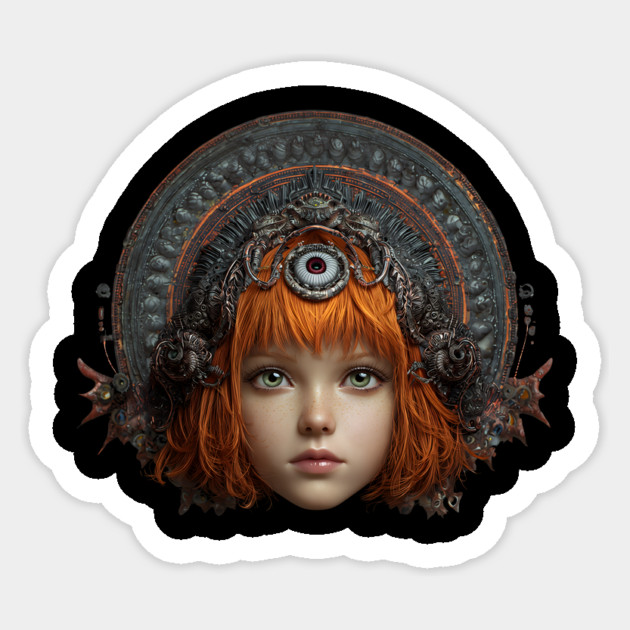 The Prophetess Sticker by Atomic Prophet