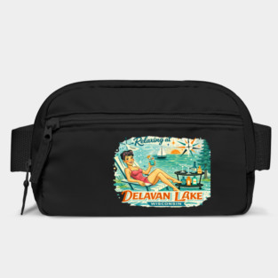 Relaxing at Delavan Lake,Wisconsin Bag