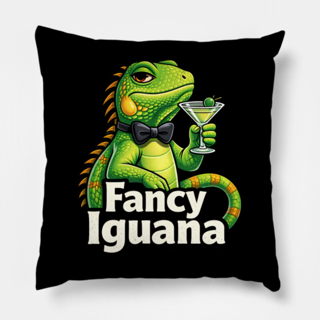 Fancy Iguana Pillow by CrazyGirl